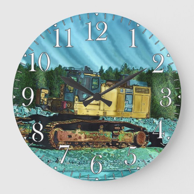 Fun Design for the Kid in All of Us! Large Clock (Front)
