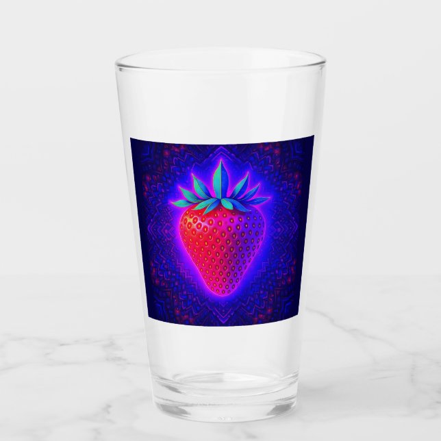 Fun Desserts (Strawberry)  Glass (Front)