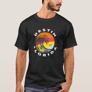 Fun Destin Florida Beach Trip Souvenir Colourful O T-Shirt