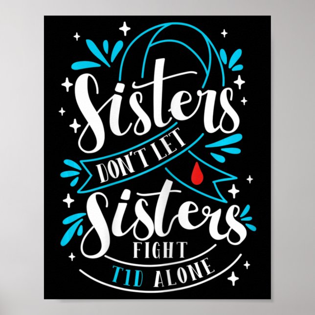 Fun Diabetes Awareness T1D  Poster (Front)