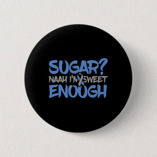 Fun Diabetes Awareness - T1d T2d Diabetic Pancreas 6 Cm Round Badge
