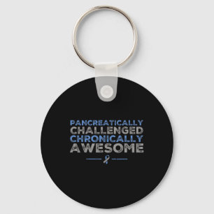 Fun Diabetes Awareness - T1d T2d Diabetic Pancreas Key Ring