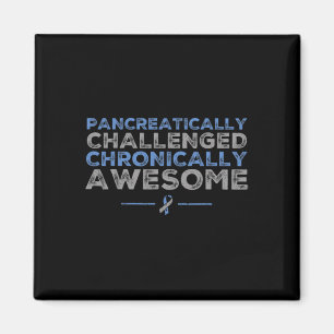 Fun Diabetes Awareness - T1d T2d Diabetic Pancreas Magnet