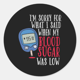 Fun Diabetes Classic Round Sticker