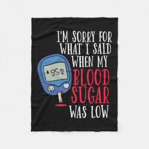 Fun Diabetes Fleece Blanket