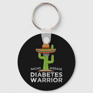 Fun Diabetic Awareness Support Fun Diabetes Warrio Key Ring