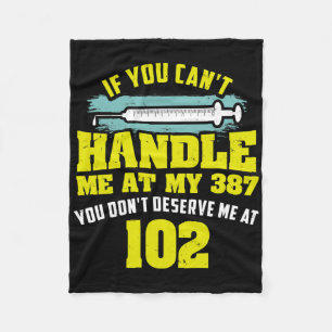 Fun Diabetic Quote If You Cant Handle Me Diabetes  Fleece Blanket