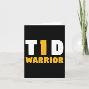 Fun Diabetic Type 1 Diabetes Awareness T1d Quote Card