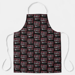 Fun Dice Pink Black Bunco Apron