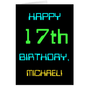 Fun Digital Computing Themed 17th Birthday