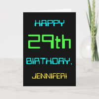 Fun Digital Computing Themed 29th Birthday