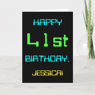 Fun Digital Computing Themed 41st Birthday Card