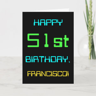 Fun Digital Computing Themed 51st Birthday Card