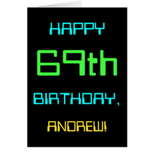 Fun Digital Computing Themed 69th Birthday