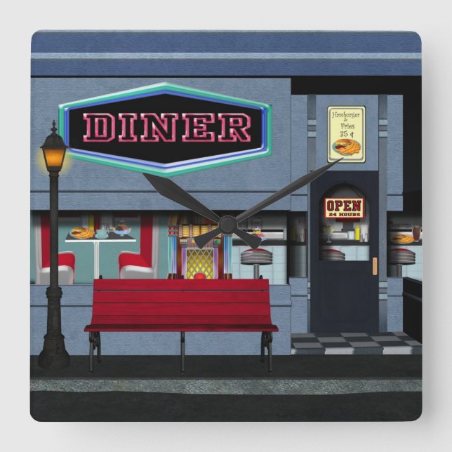 Fun Diner clock (Front)