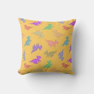 Fun Dino Pattern Cushion