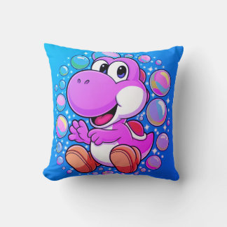Fun Dinosaur Cartoon Pillow | Kids Room decor