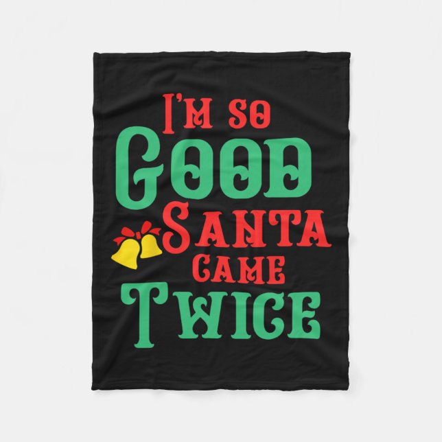 Fun Dirty Naughty Inappropriate Christmas Adult Y  Fleece Blanket (Front)