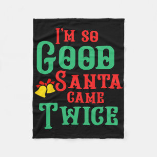 Fun Dirty Naughty Inappropriate Christmas Adult Y  Fleece Blanket
