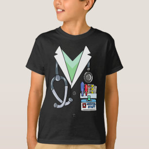 Fun Doctor White Lab Coat Costume Halloween Doctor T-Shirt