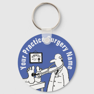 Fun Doctor with Stethoscope Key Ring