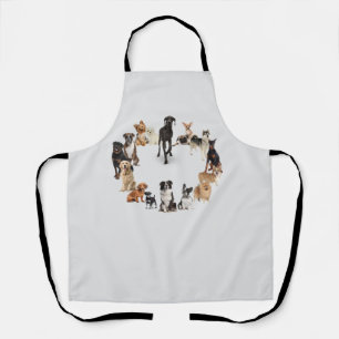 Fun Dog Breed Pet Animals Dog Apron