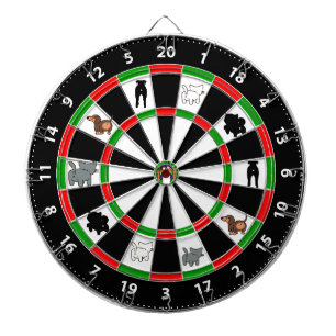 Fun Dog & Cat Butt Dartboard