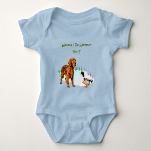 Fun Dog Duck Besties Animals Baby Bodysuit