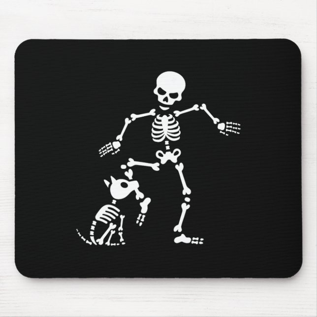 Fun Dog like bones Costume Halloween Mouse Pad (Front)