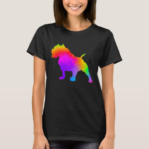 Fun Dog Lover Owner Tie Dye Pitbull  T-Shirt