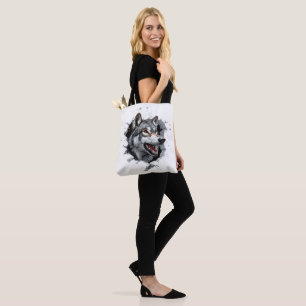 Fun dog tote bag