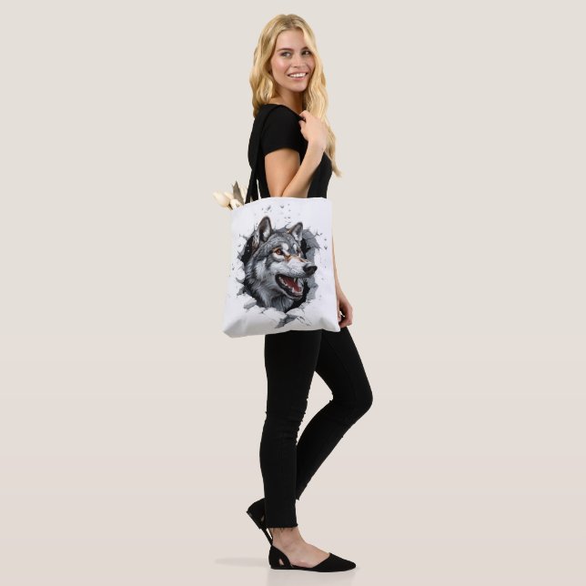 Fun dog tote bag (On Model)