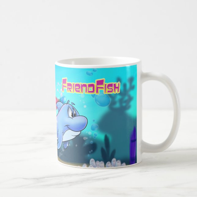Fun Dolphin cartoon mug (Right)