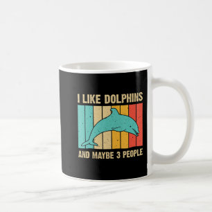 Fun Dolphin Design For Men Women Dolphin Lover Bel Coffee Mug
