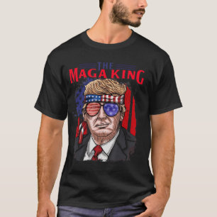 Fun Donald Trump Ultra Maga King th Of July USA Fl T-Shirt