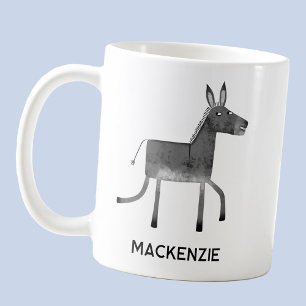 Fun Donkey Personalised Coffee Mug