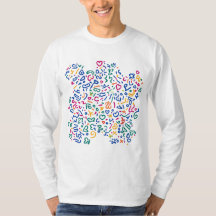 Fun doodle colourful vibrant shapes