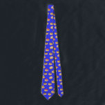 Fun Doughnut Patterned Neck Tie<br><div class="desc">How cute and fun is this tie for Hannukah or just for fun? Pattern available in other colours and on other items in my shop.</div>