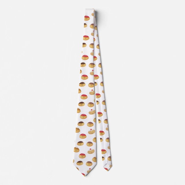 Fun doughnut patterned tie (Front)