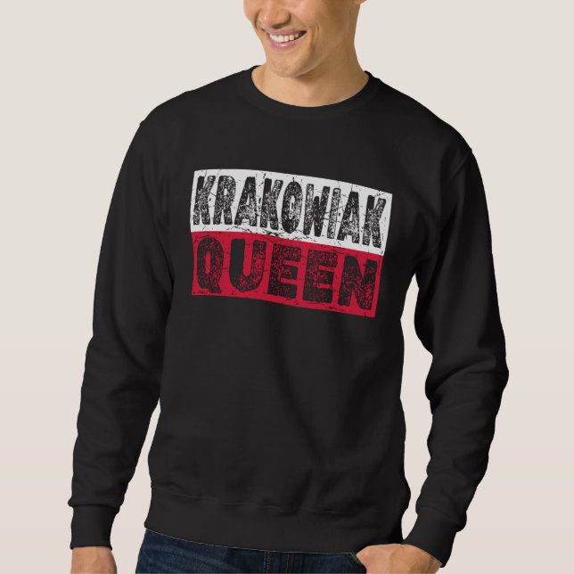 Fun Dyngus Day Shirt Krakowiak Queen Polish Dance (Front)