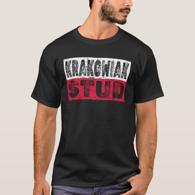 Fun Dyngus Day Shirt - Krakowiak Stud Polish Dance (Front)