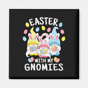 Fun Easter With My Gnomies Happy Easter Gnome Bunn Magnet