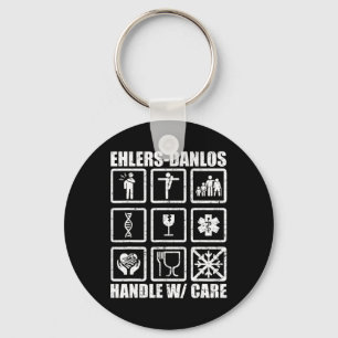 Fun Ehlers Danlos Syndrome Awareness Gift Men Wome Key Ring