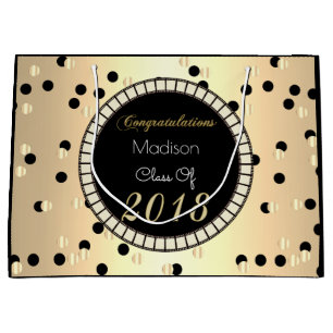 Fun & Elegant 2018 Graduation Large Gift Bag