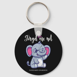 Fun Elephant Flower Forget Me Not Heimerheimer Awa Key Ring