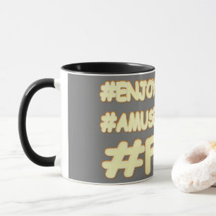 "FUN EQUATION" Cute Expression Design. Buy Now Mug