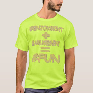 "FUN EQUATION" Cute Expression Design. Buy Now T-Shirt