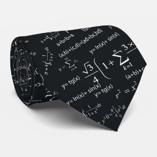 Fun Equations for Math Teachers and Students Tie