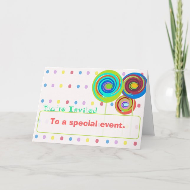 Fun Event Invitation (Front)