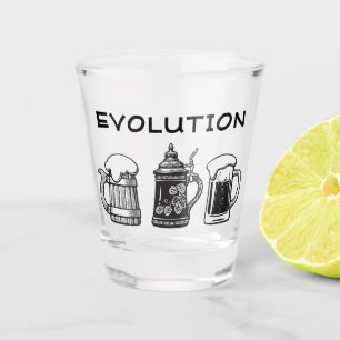 Fun Evolution Shot Glasses! Glass